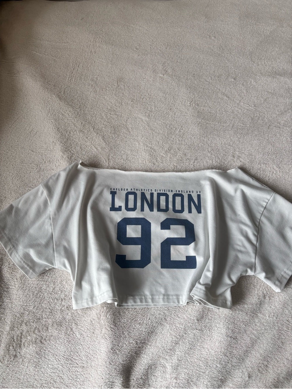 Off Shoulder Crop Top